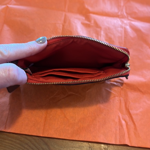 COACH Small Wristlet In Colorblock Signature Leather - Picture 5 of 7